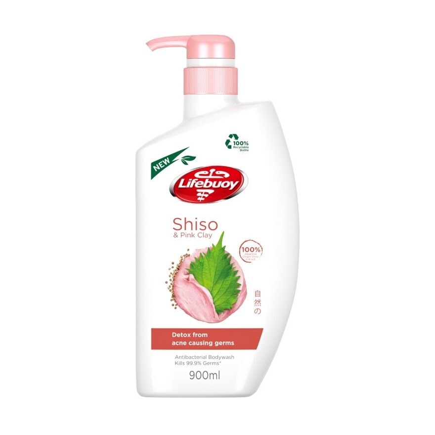 Bodywash Pink Clay Bottle 900ml