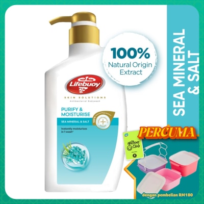 LIFEBUOY -  Bodywash Sea Salt Bottle 900ml