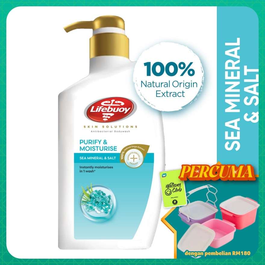 Bodywash Sea Salt Bottle 900ml