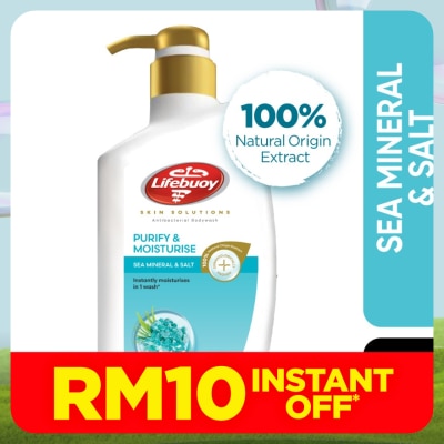 LIFEBUOY  Bodywash Sea Salt Bottle 900ml