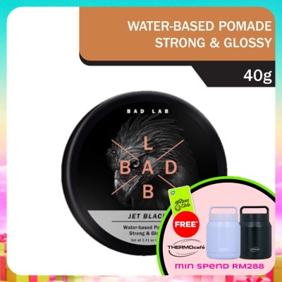 BAD LAB - Jet Black Water-based Pomade 40g