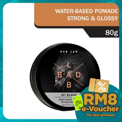 BAD LAB Jet Black Water-based Pomade 80g