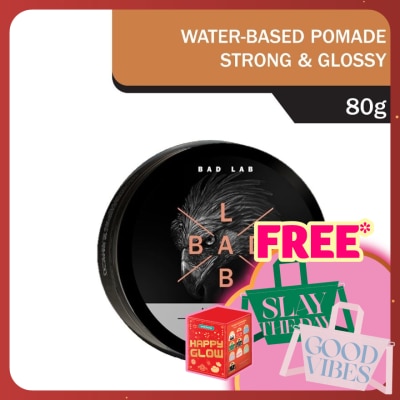 BAD LAB Jet Black Water-based Pomade 80g