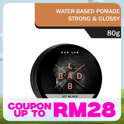BAD LAB Jet Black Water-based Pomade 80g
