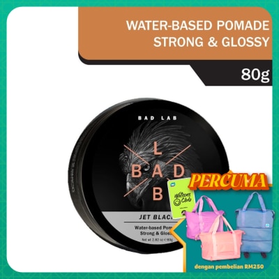 BAD LAB Jet Black Water-based Pomade 80g