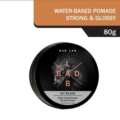 BAD LAB Jet Black Water-based Pomade 80g