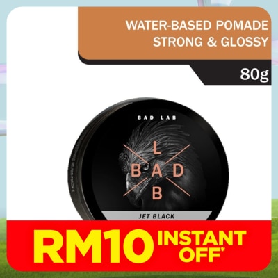 BAD LAB Jet Black Water-based Pomade 80g