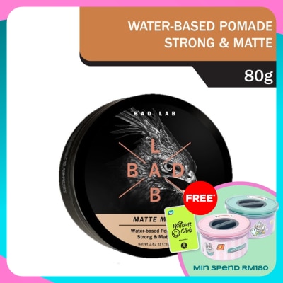BAD LAB Matte Max Water-based Pomade 80g