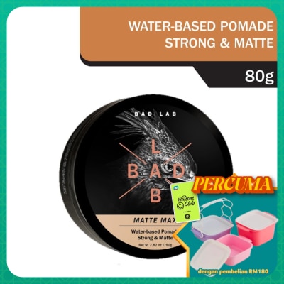 BAD LAB - Matte Max Water-based Pomade 80g
