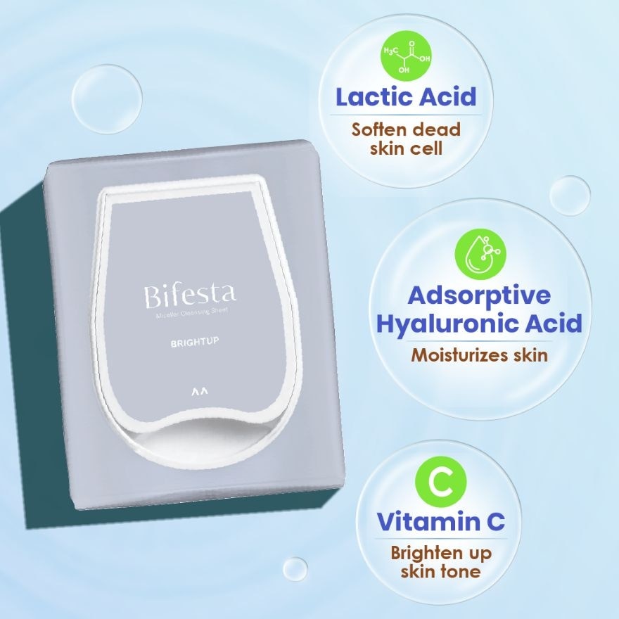 Brightup Cleansing Sheet For Combination Skin 46s