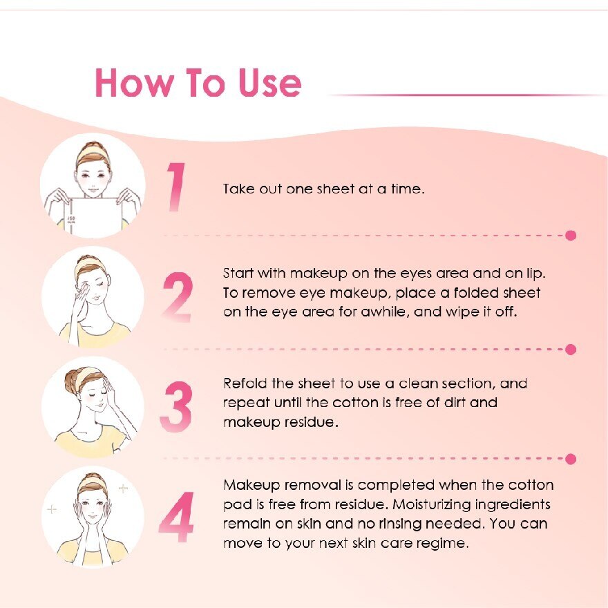 Moist Cleansing Sheet For Normal & Dry Skin 46s