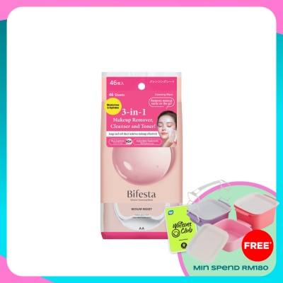 BIFESTA Moist Cleansing Sheet For Normal & Dry Skin 46s