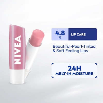 NIVEA - Pearly Shine Caring Lip Balm 4.8g
