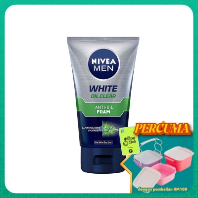 NIVEA FOR MEN - White Oil Clear Foam 150g