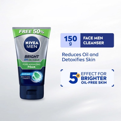 NIVEA FOR MEN - White Oil Clear Foam 150g