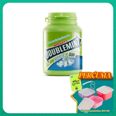 WRIGLEY'S - Doublemint Chewing Gum Cool Menthol & Eucalyptus Bottle 40s