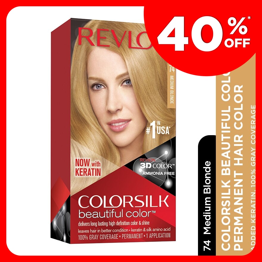 Colorsilk Beautiful Color 74 Medium Blonde 1's