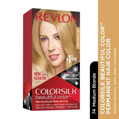 REVLON Colorsilk Beautiful Color 74 Medium Blonde 1's