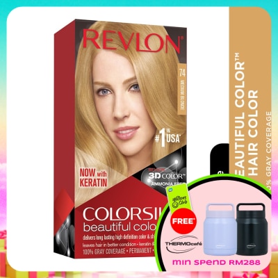 REVLON - Colorsilk Beautiful Color 74 Medium Blonde 1's