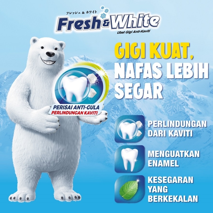 Fresh Cool Mint Toothpaste 2x225g