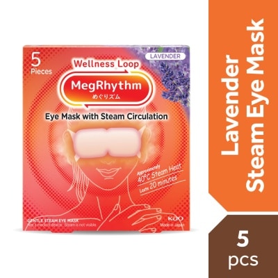 MEG RHYTHM Steam Eye Mask Lavender Sage Scent 5's