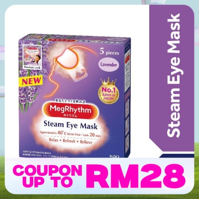 MEG RHYTHM Steam Eye Mask Lavender Sage Scent 5's