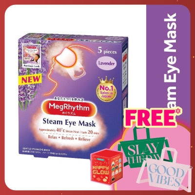 MEG RHYTHM Steam Eye Mask Lavender Sage Scent 5's