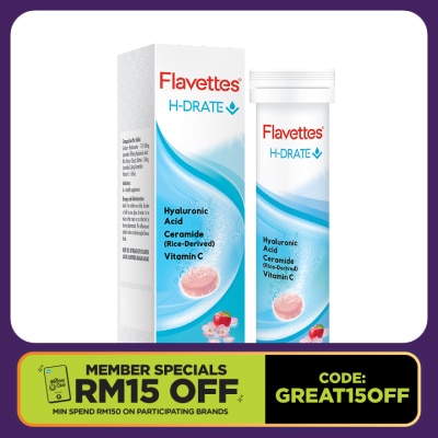 FLAVETTES Effervescent H-drate 15s - Sakura Apple Flavour