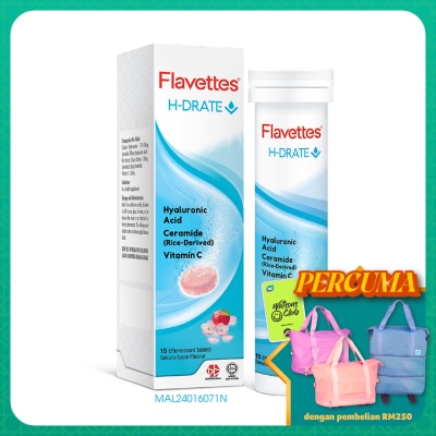 FLAVETTES - Effervescent H-drate 15s - Sakura Apple Flavour