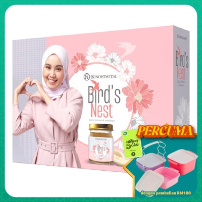 KINOHIMITSU - Bird’s Nest with Kacip Fatimah & Manjakani 6X75G