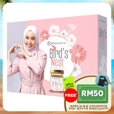 KINOHIMITSU - Bird’s Nest with Kacip Fatimah & Manjakani 6X75G