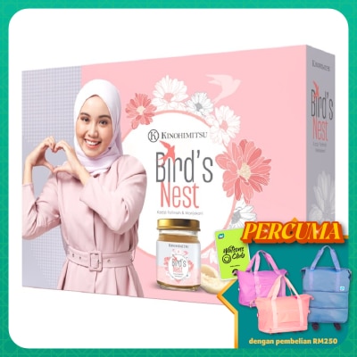 KINOHIMITSU Bird’s Nest with Kacip Fatimah & Manjakani 6X75G