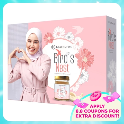 KINOHIMITSU - Bird’s Nest with Kacip Fatimah & Manjakani 6X75G