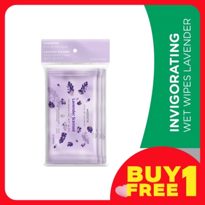 WATSONS Invigorating Wet Wipes Lavender 10SX3