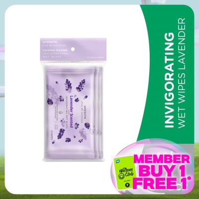 WATSONS Invigorating Wet Wipes Lavender 10SX3