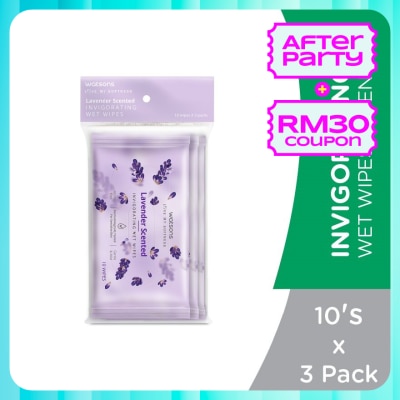 WATSONS Invigorating Wet Wipes Lavender 10SX3