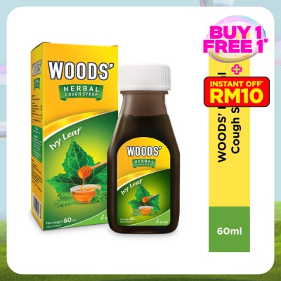 WOOD'S Herbal Cough Syrup Ivy Leaf 60ml