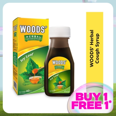 WOOD'S Herbal Cough Syrup Ivy Leaf 60ml