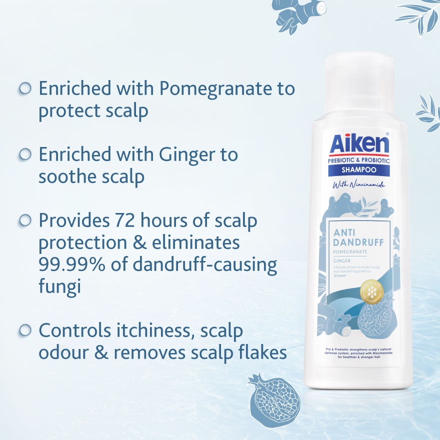 Prebiotic & Probiotic Shampoo Anti Dandruff 320g