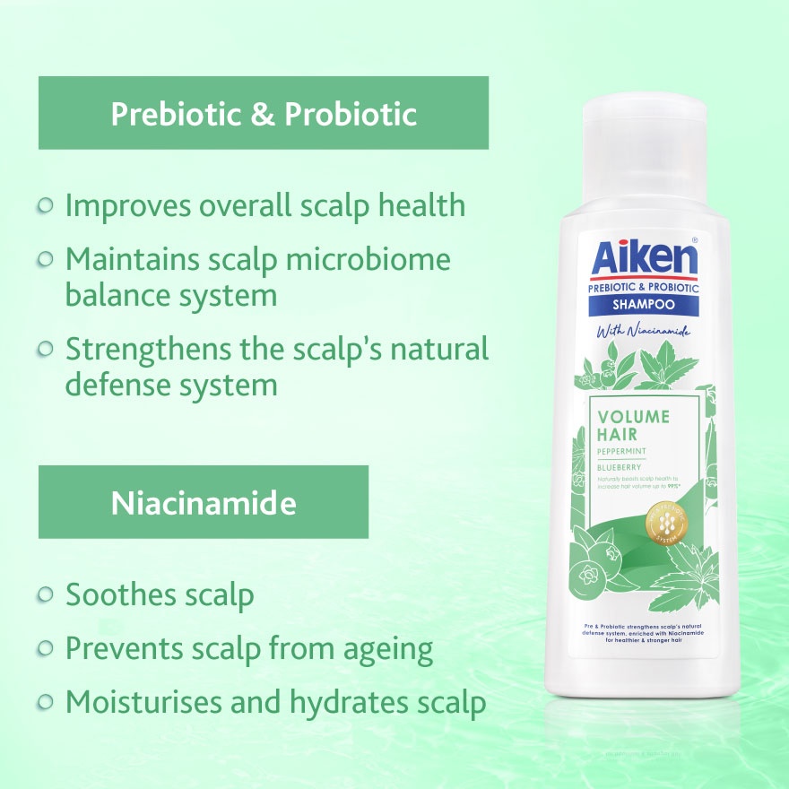 Prebiotic & Probiotic Shampoo Volume Hair 320g