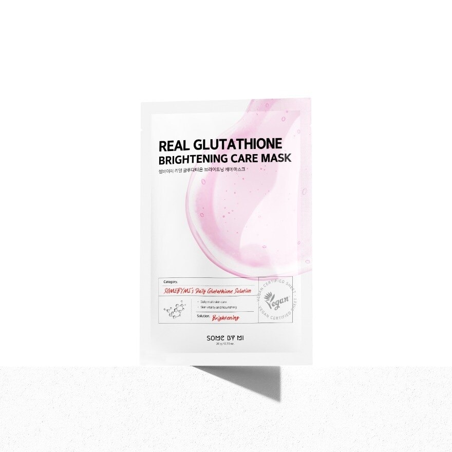 Real Glutathione Brightening Care Mask 1s