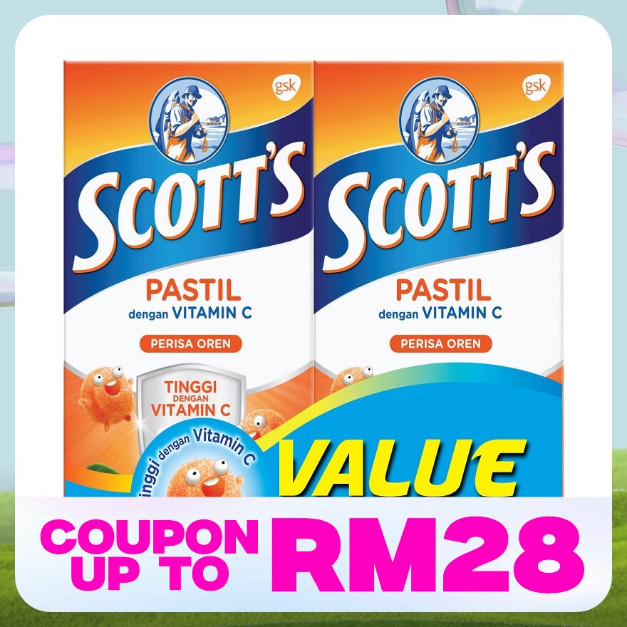 Vitamin C Pastilles Orange 50SX2 For Kids