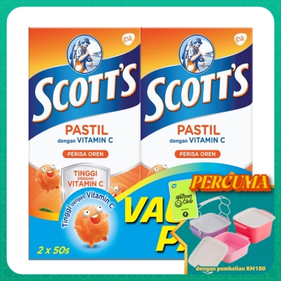 SCOTT'S - Vitamin C Pastilles Orange 50SX2 For Kids
