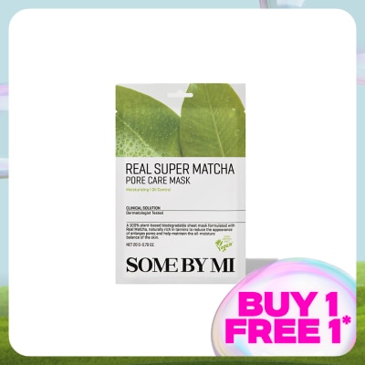 SOME BY MI Real Super Matcha Pore Care Mask 1s