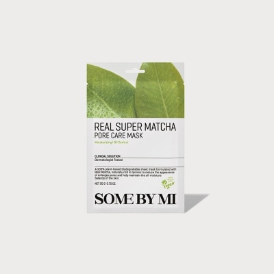 SOME BY MI Real Super Matcha Pore Care Mask 1s