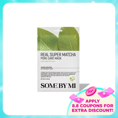 SOME BY MI - Real Super Matcha Pore Care Mask 1s