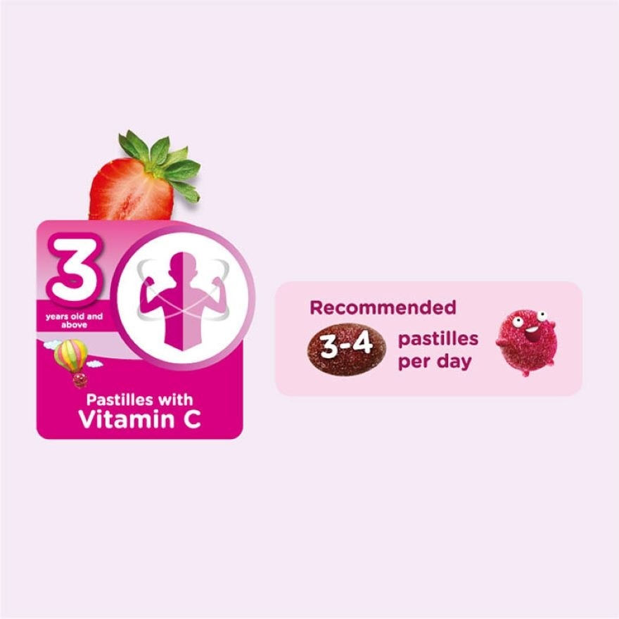 Vitamin C Pastilles Mixed Berries 50SX2 For Kids