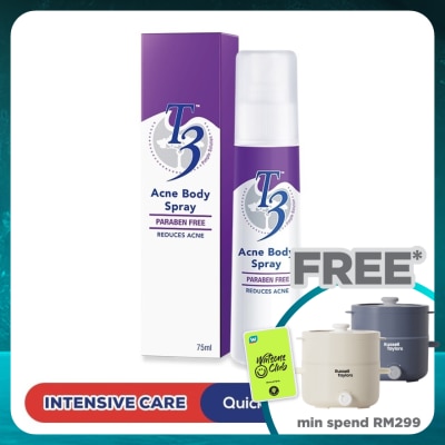 T3 Acne Body Spray 75ml