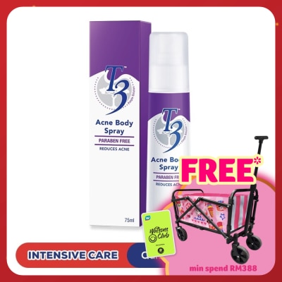 T3 Acne Body Spray 75ml