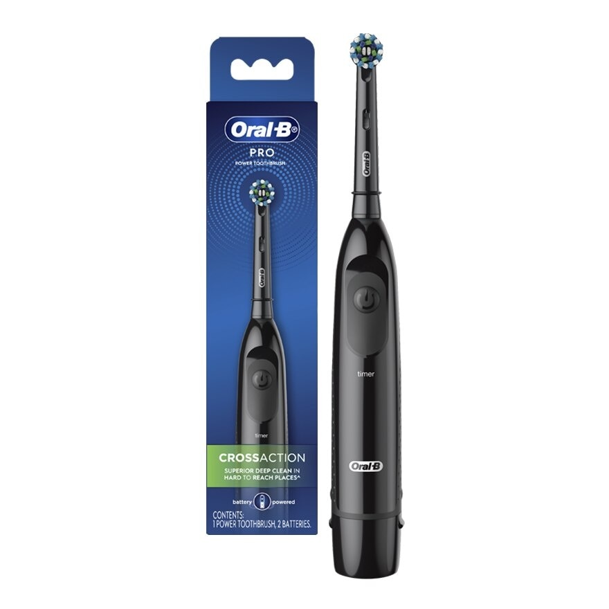 Pro Battery Toothbrush Cross Action Black